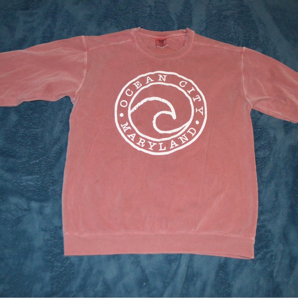 Ocean City Maryland Men's Pink Sweater